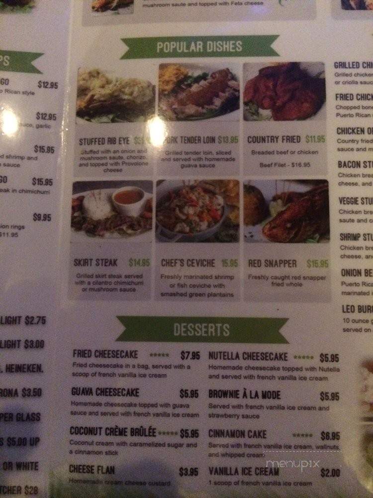 La Fondita de Leo - Downtown Clearwater, FL menu_pic