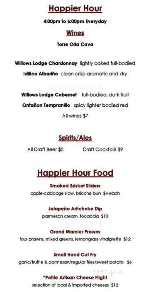 Fireside Cellars - Woodinville, WA menu_pic