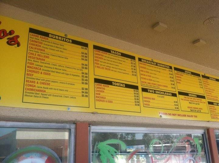 Alfredo's - Covina, CA menu_pic