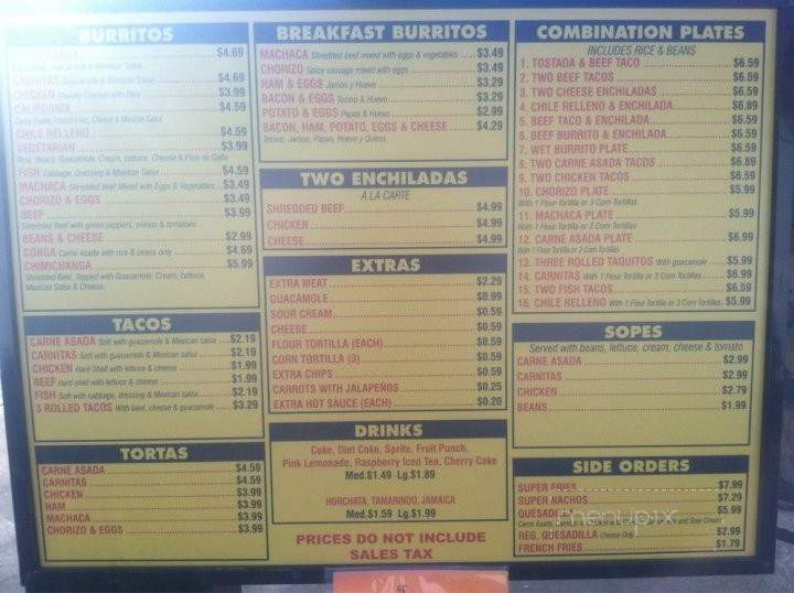 Alfredo's - Covina, CA menu_pic