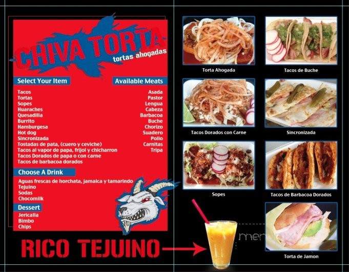 Chiva Torta - Santa Ana, CA menu_pic