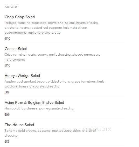 Koto Grille - Placerville, CA menu_pic