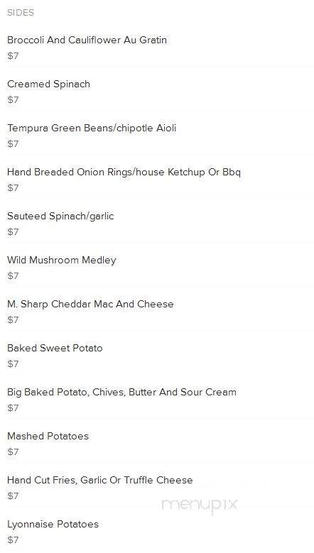 Koto Grille - Placerville, CA menu_pic