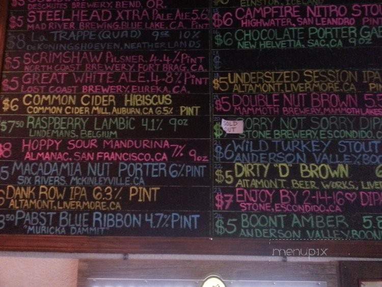 World Pub - Auburn, CA menu_pic