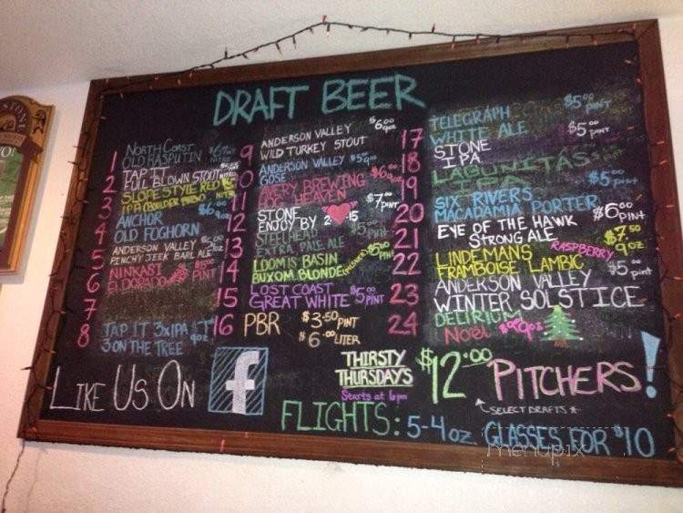 World Pub - Auburn, CA menu_pic