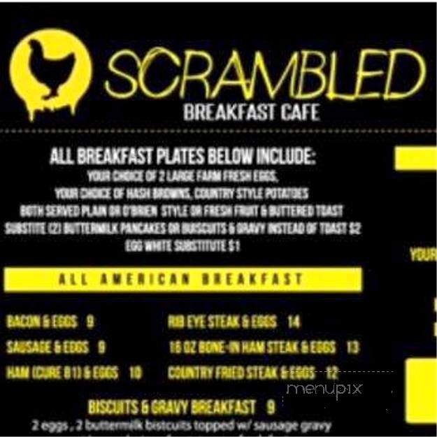 Scrambled and Baby Bros - Long Beach, CA menu_pic