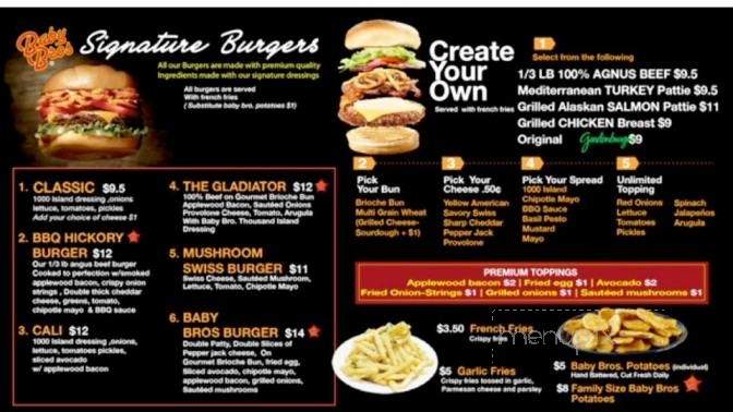 Scrambled and Baby Bros - Long Beach, CA menu_pic