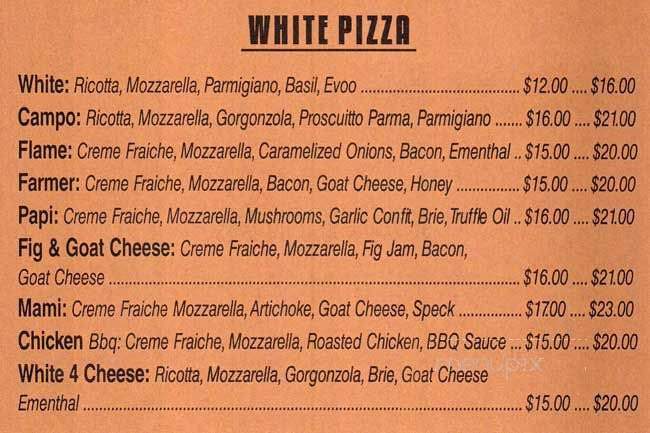 L'industrie Pizzeria - Brooklyn, NY menu_pic
