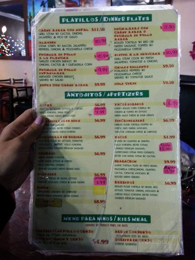 Gorditas Don Huicho - Clearwater, FL menu_pic