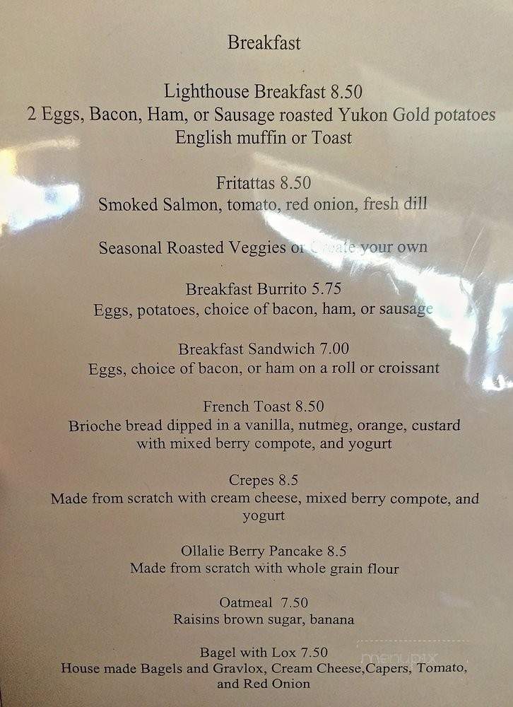 Bon Ton L'Roy's Lighthouse Smokehouse - Monterey, CA menu_pic