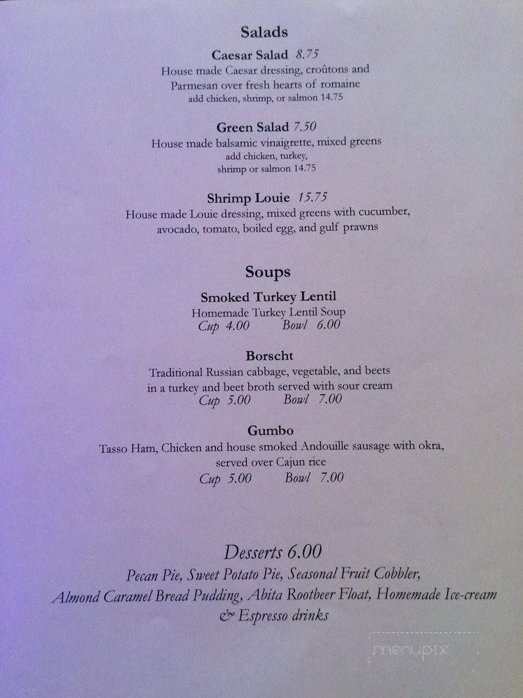 Bon Ton L'Roy's Lighthouse Smokehouse - Monterey, CA menu_pic