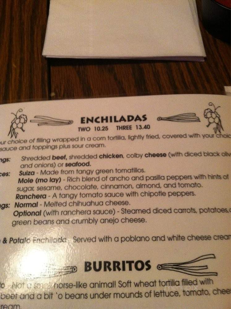 Marcelita's Mexican Restaurant - Hudson, OH menu_pic