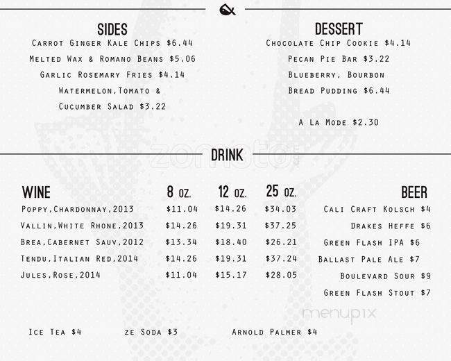 Trouble Coffee Company - Oakland, CA menu_pic