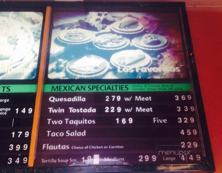 Don Ruben's Mexican Grill - Hawaiian Gardens, CA menu_pic