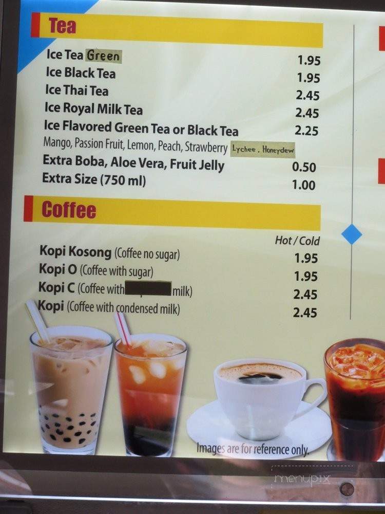 QQ Kopitiam - Pasadena, CA menu_pic