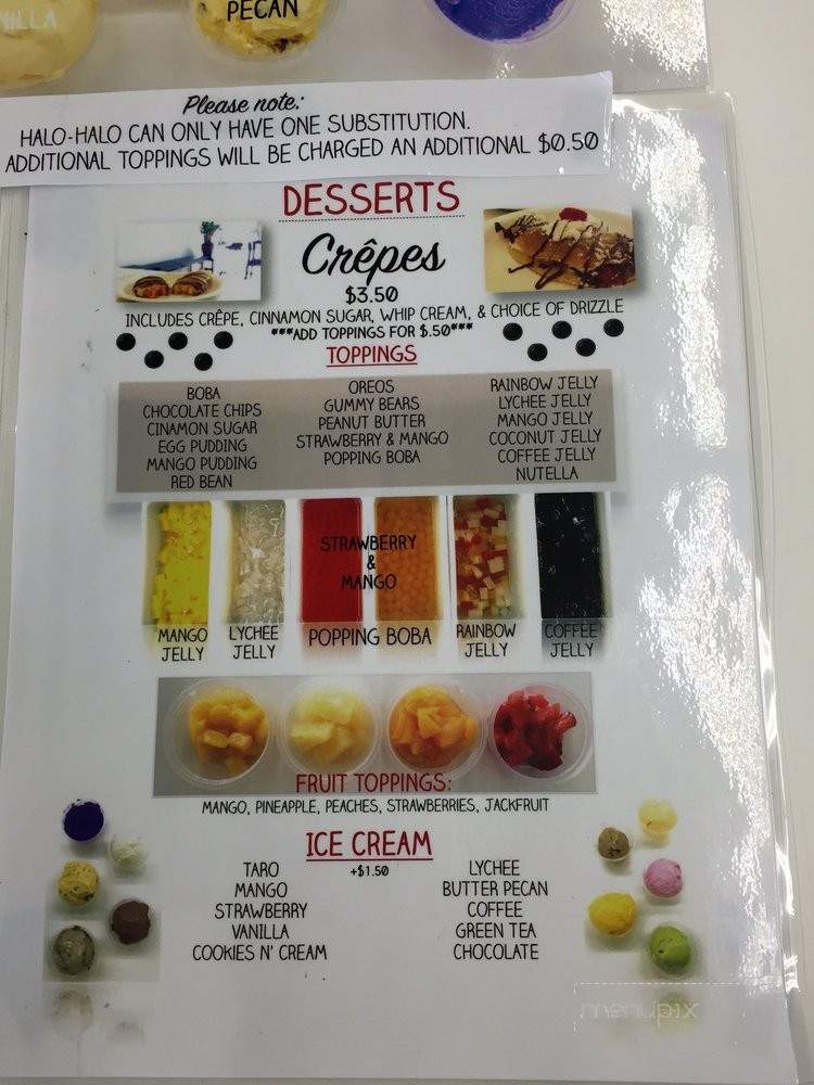 Boba Bistro - Canyon Country, CA menu_pic