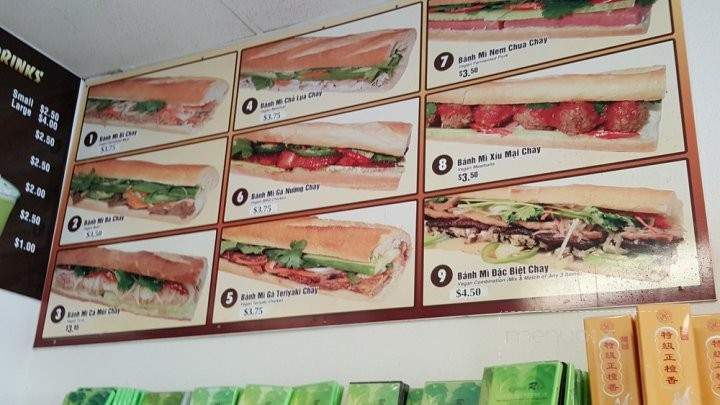 Thien Dang Vegetarian - Garden Grove, CA menu_pic