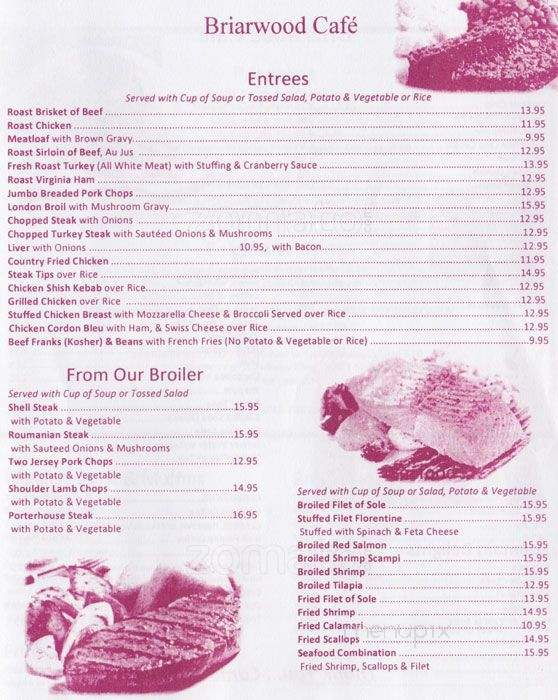 Briarwood Cafe - Jamaica, NY menu_pic