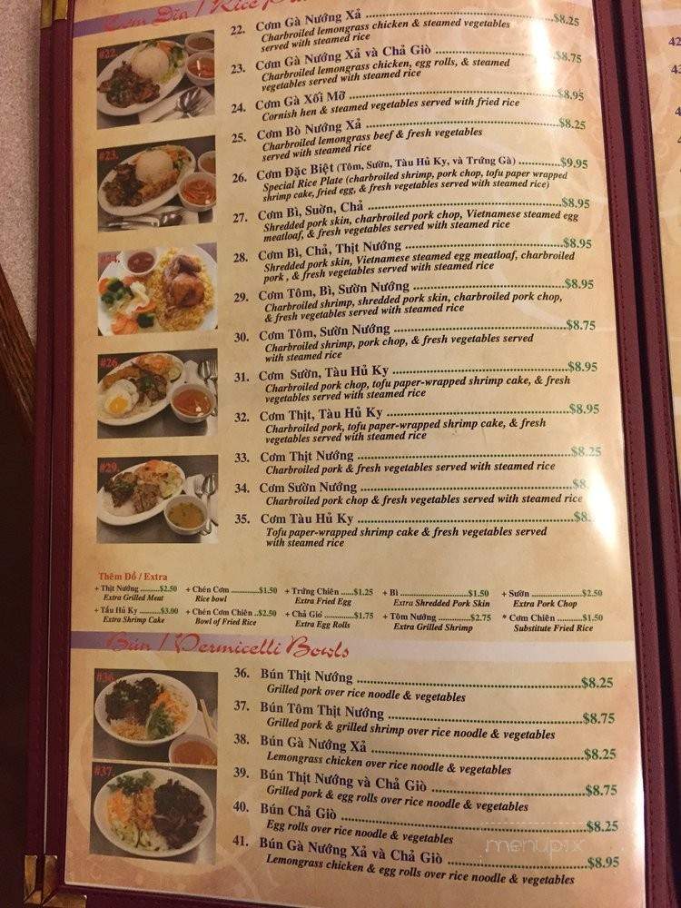 Pho Hung - Fort Worth, TX menu_pic