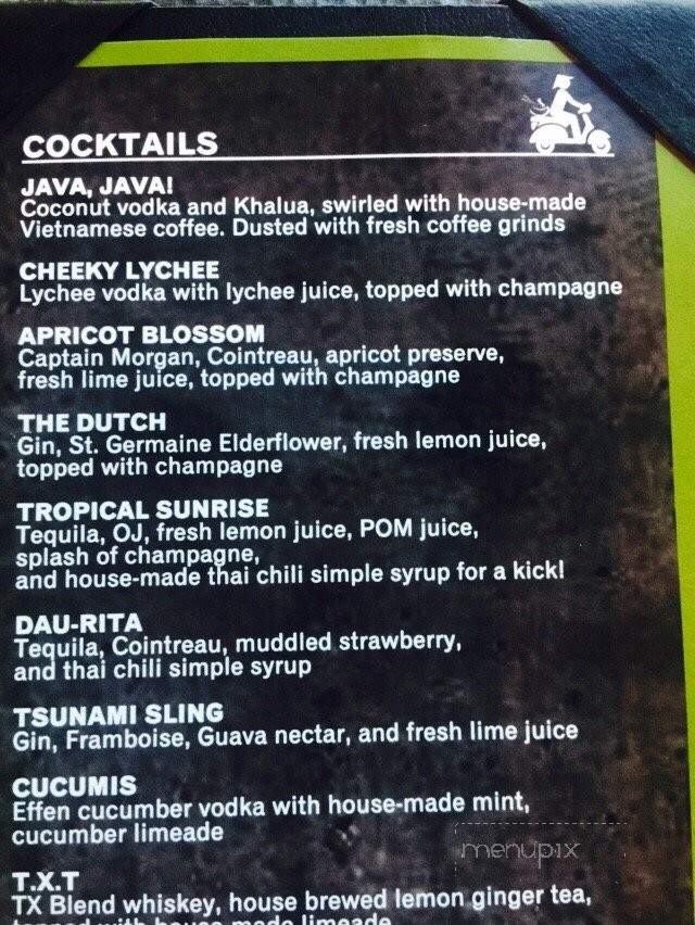 Pho Hung - Fort Worth, TX menu_pic