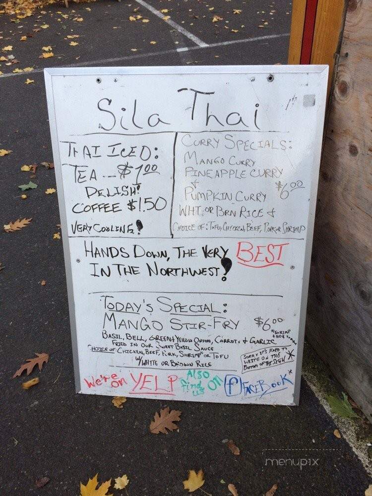Sila Thai - Portland, OR menu_pic