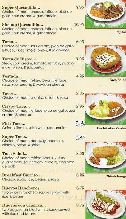 El Brinquito - Santa Rosa, CA menu_pic