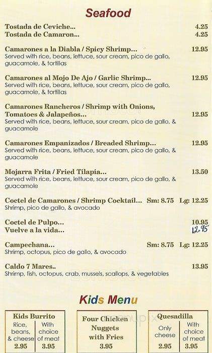 El Brinquito - Santa Rosa, CA menu_pic
