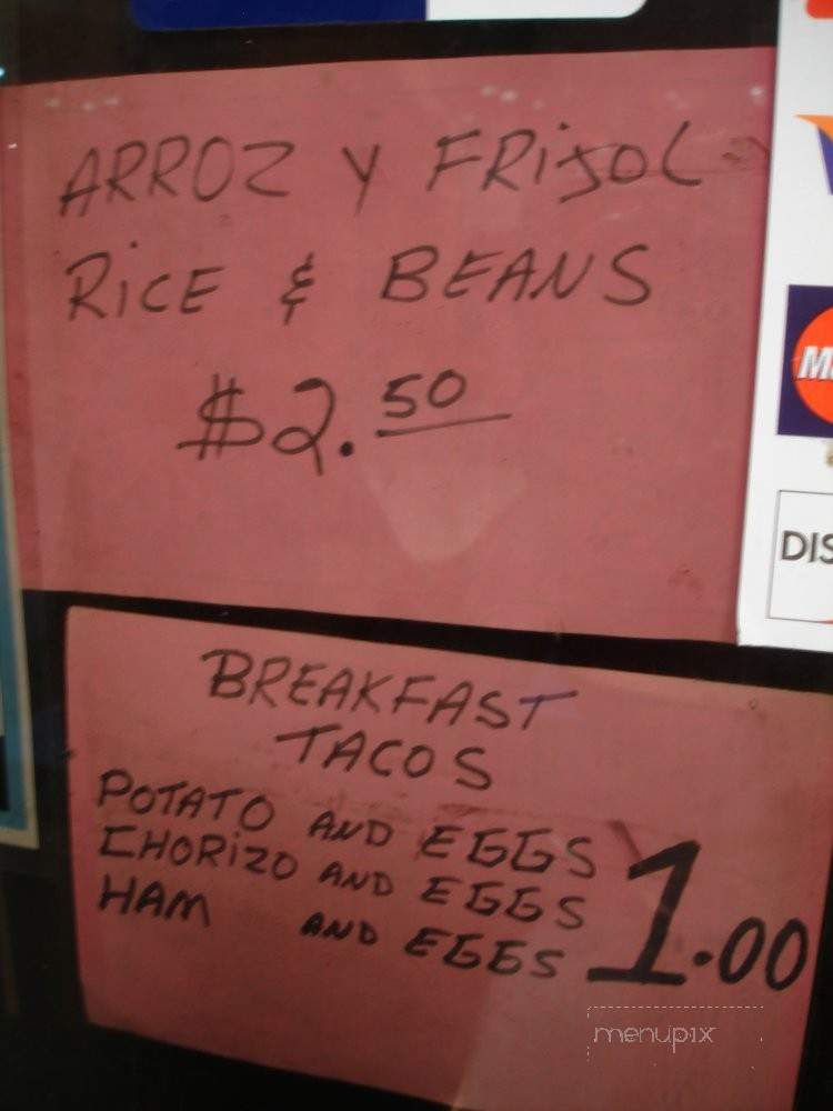 Taqueria La Paisanita - Dallas, TX menu_pic