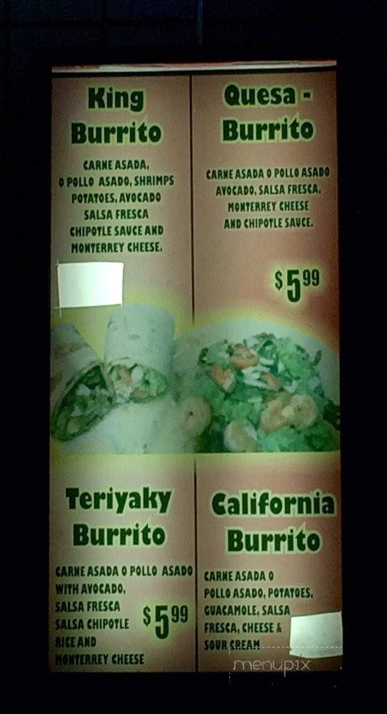 Los Reyes Taco Shop - San Diego, CA menu_pic