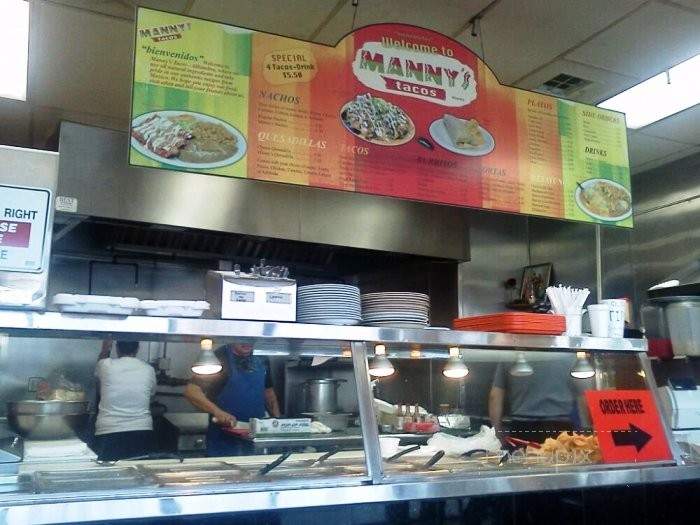 Manny's Tacos - Alhambra, CA menu_pic