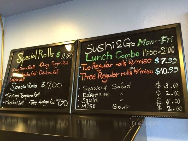 Sushi 2 Go - Arlington, VA menu_pic