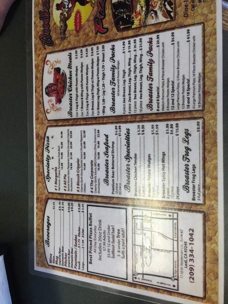 Woodbridge Pizzeria - Lodi, CA menu_pic