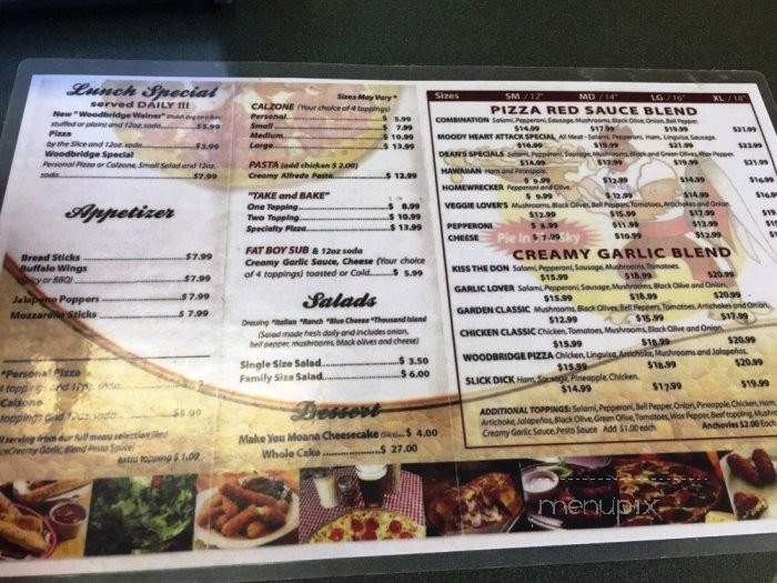 Woodbridge Pizzeria - Lodi, CA menu_pic