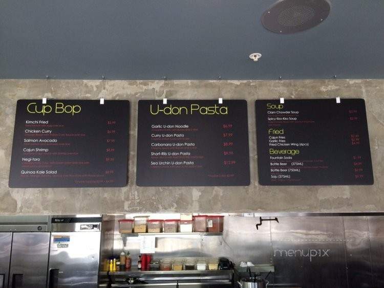 The Cup - Los Angeles, CA menu_pic