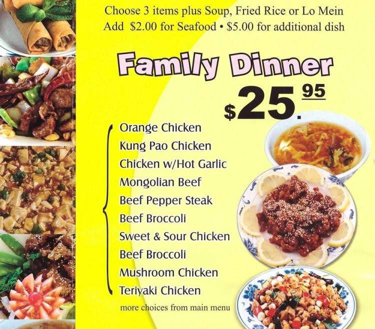 Lucky Express Chinese Cuisine - Long Beach, CA menu_pic