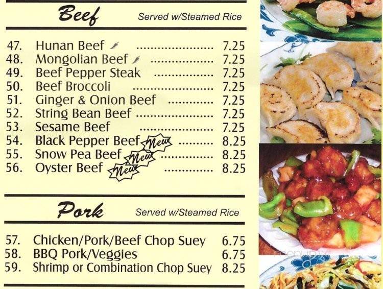 Lucky Express Chinese Cuisine - Long Beach, CA menu_pic