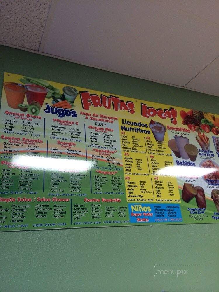 Frutas Locas - Santa Clarita, CA menu_pic