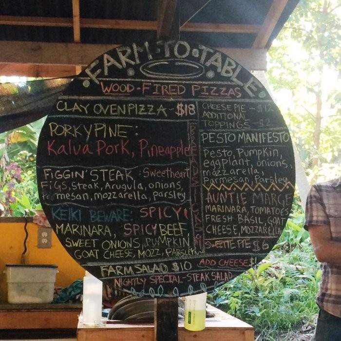 The Clay Oven - Hana, HI menu_pic