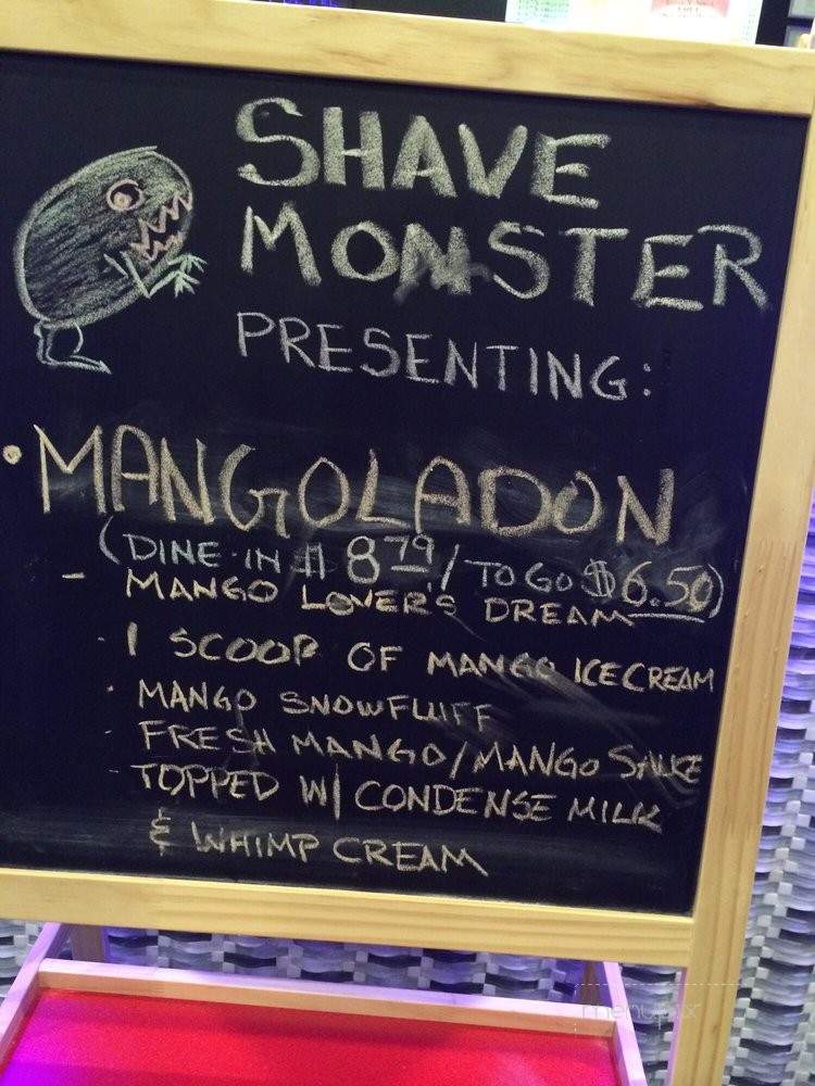 /250910116/Shave-Monster-Menu-Rocklin-CA - Rocklin, CA