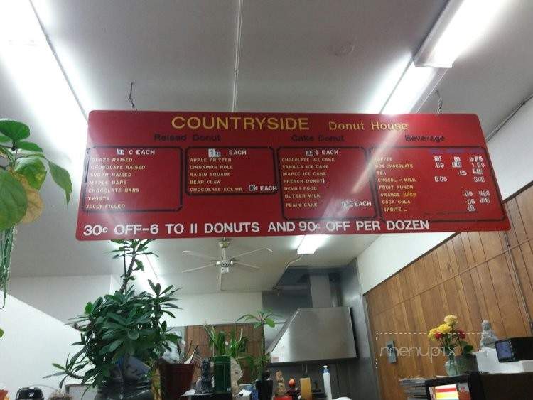 Countryside Donut House - Bothell, WA menu_pic