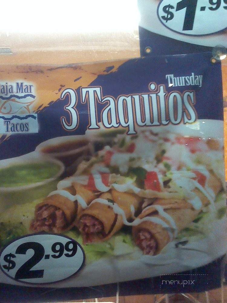 Baja Mar Taco - Pico Rivera, CA menu_pic