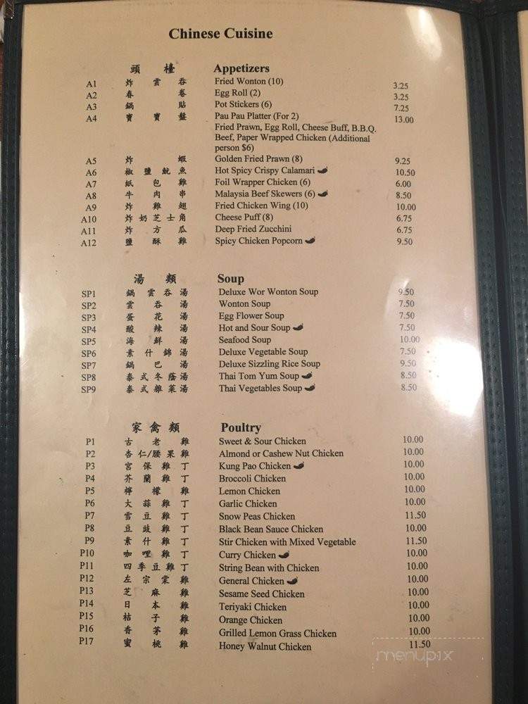 Peter's Sushi and Chinese House - Willits, CA menu_pic