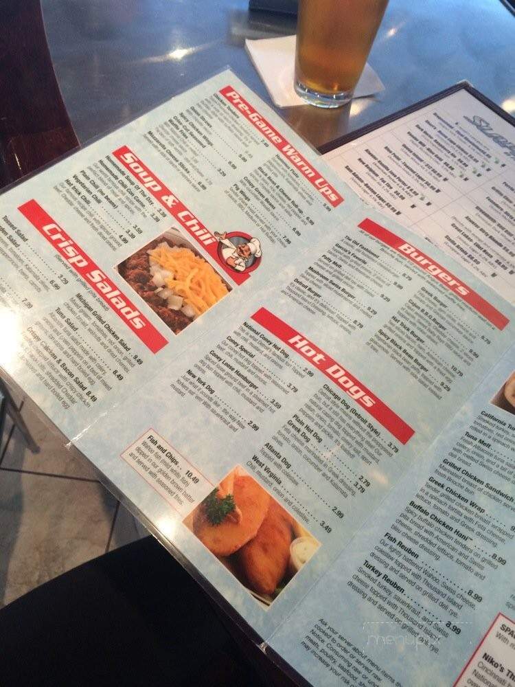 Slapshotz Bar & Grill - Detroit, MI menu_pic
