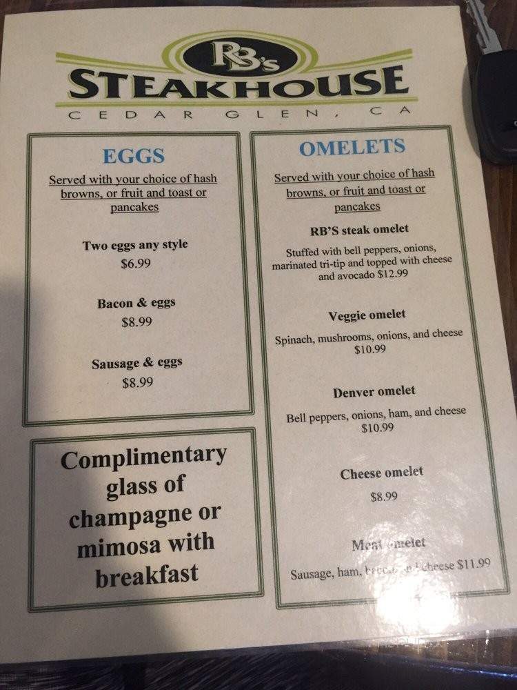 /250255064/RBs-Steakhouse-Menu-Lake-Arrowhead-CA - Lake Arrowhead, CA