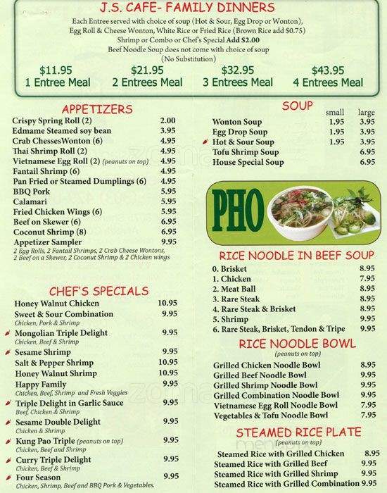 J's Cafe - Arvada, CO menu_pic