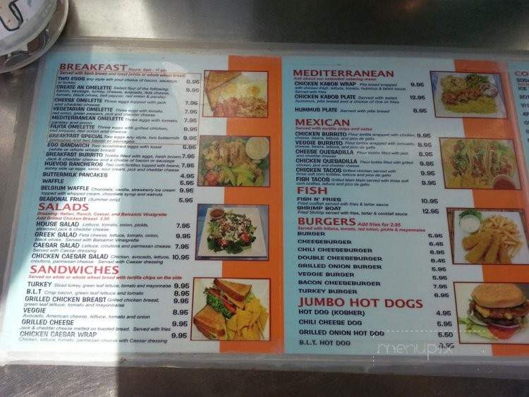 Surf Food Stand - Manhattan Beach, CA menu_pic