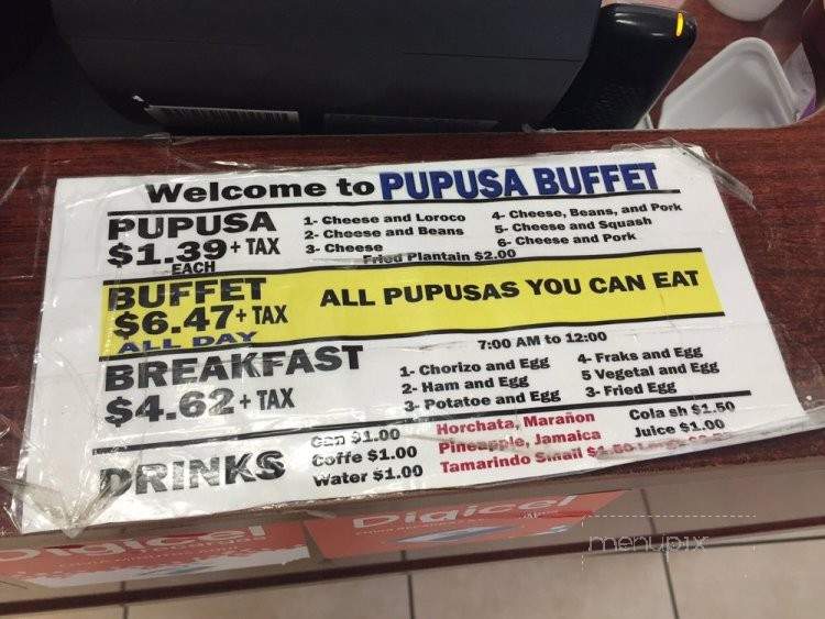 /250127051/Pupusa-Buffet-Menu-Houston-TX - Houston, TX