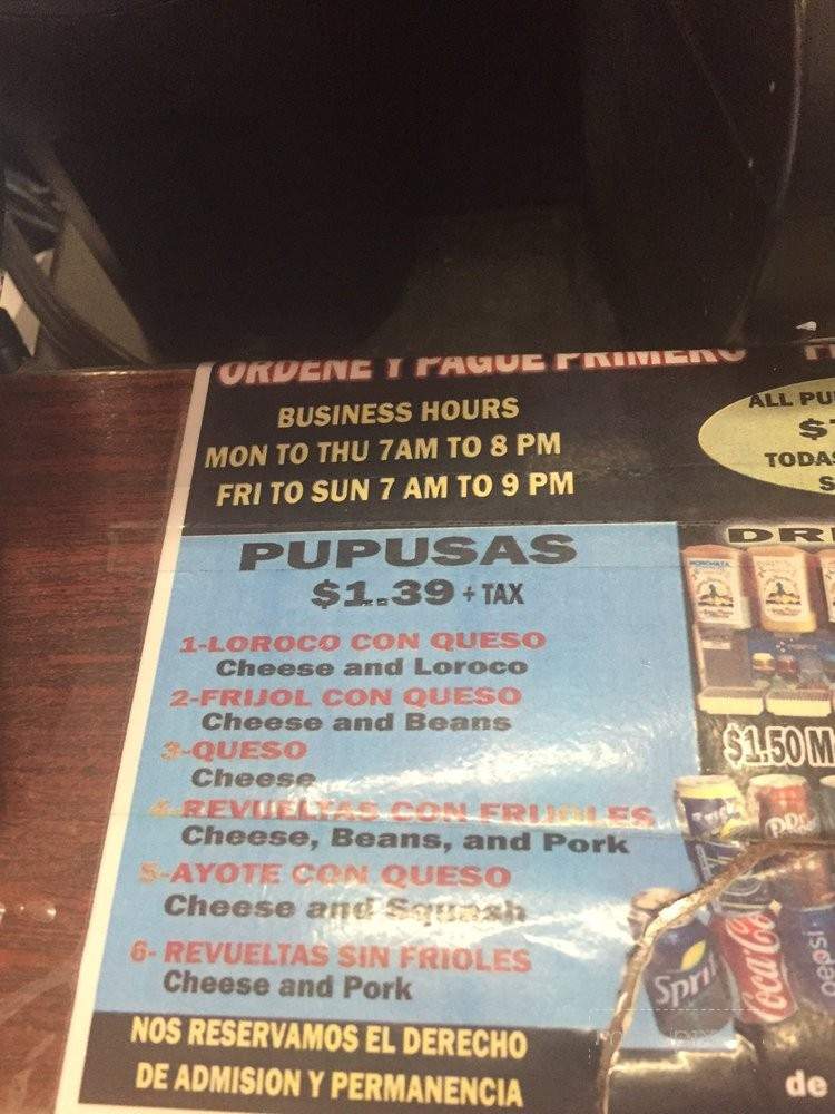 /250127051/Pupusa-Buffet-Menu-Houston-TX - Houston, TX