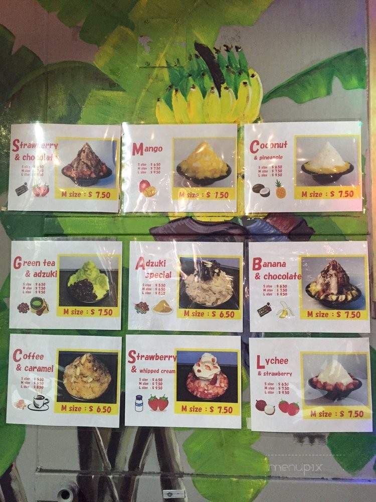 Hau Nani Shave Ice - Honolulu, HI menu_pic