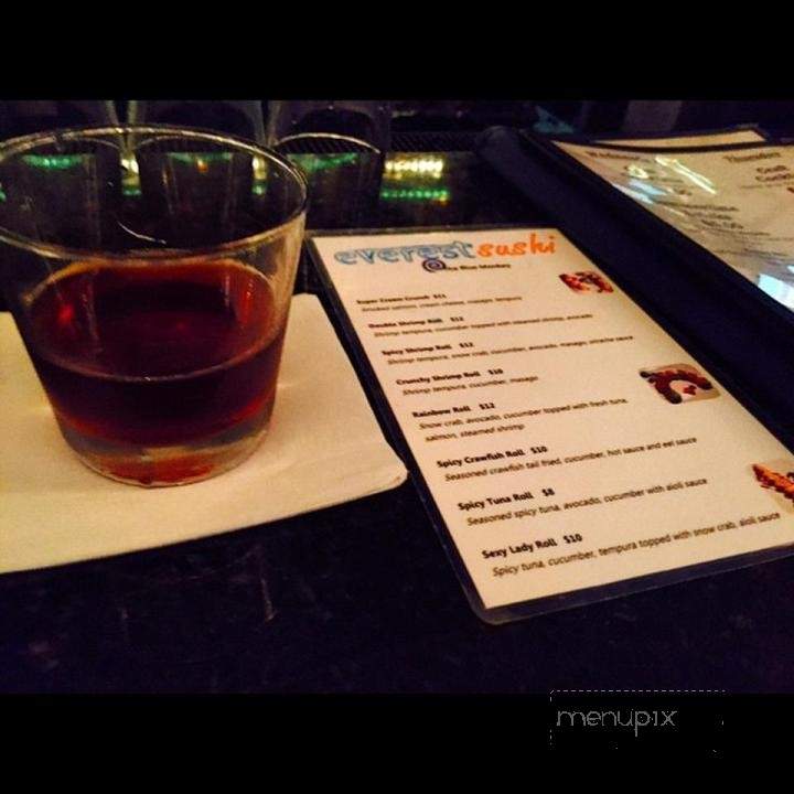 Blue Monkey - Birmingham, AL menu_pic
